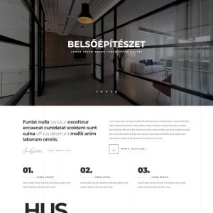 Belsőépítészet #3 – Weboldal terv Divi-hez