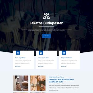 Lakatos – Weboldal terv Divi-hez
