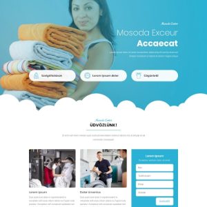Mosoda – Weboldal terv Divi-hez