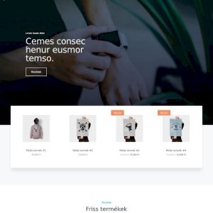Okosóra – Weboldal terv Divi-hez
