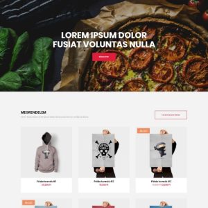 Pizza #3 – Weboldal terv Divi-hez