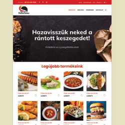 HelloBistro - Büfé/bár/étterem weboldal + ételrendelés